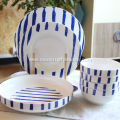 Dinner Porcelain Blue Style Ceramic Soup Rice Bowl